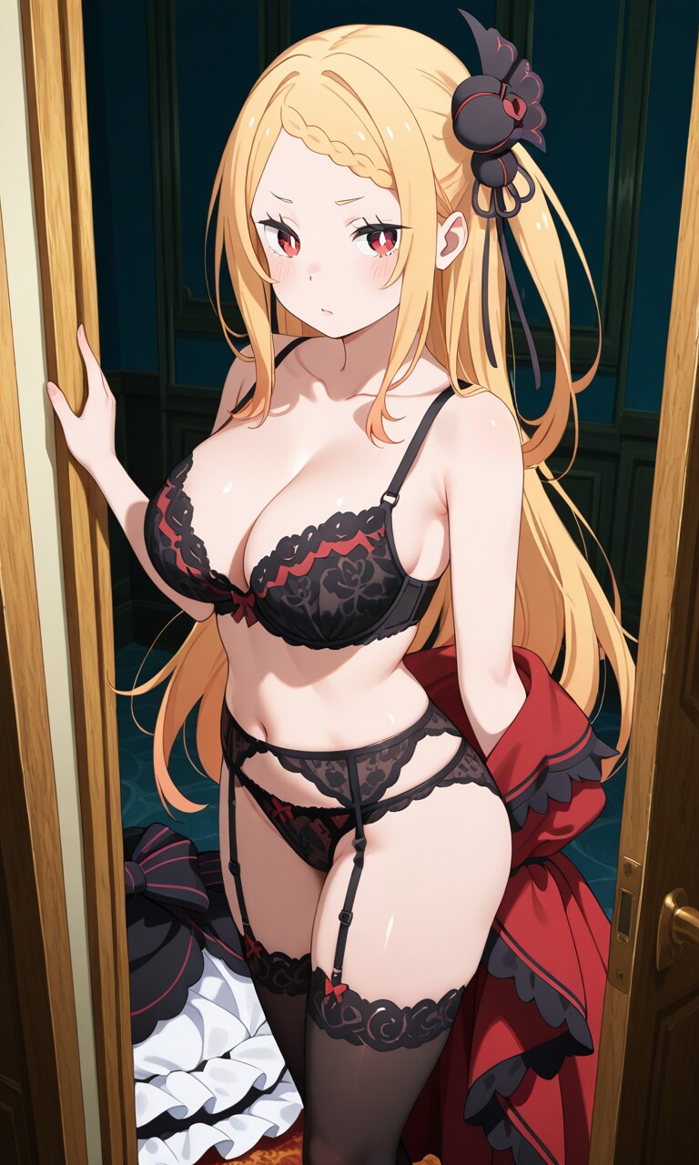着替え中のプリシラ