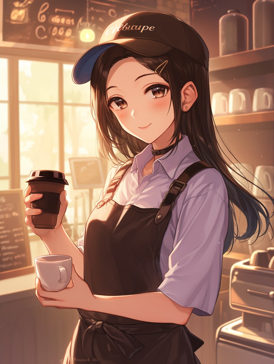 カフェのお姉さん☕✨135 | の人気AIイラスト・グラビア