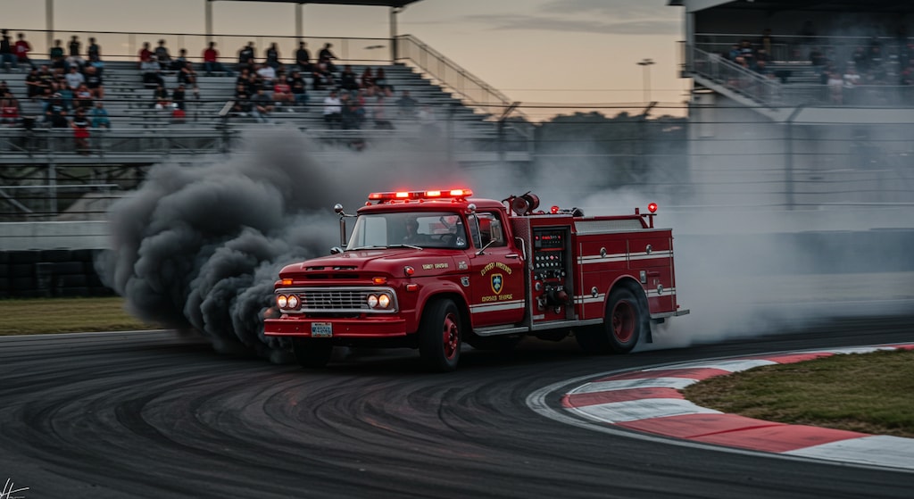消防車ドリフト仕様