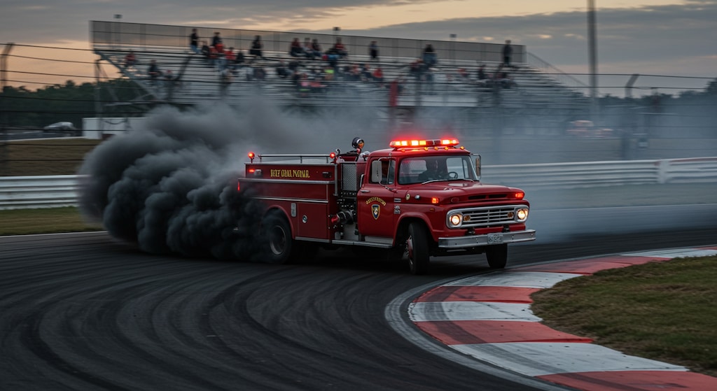 消防車ドリフト仕様