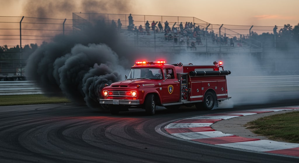 消防車ドリフト仕様