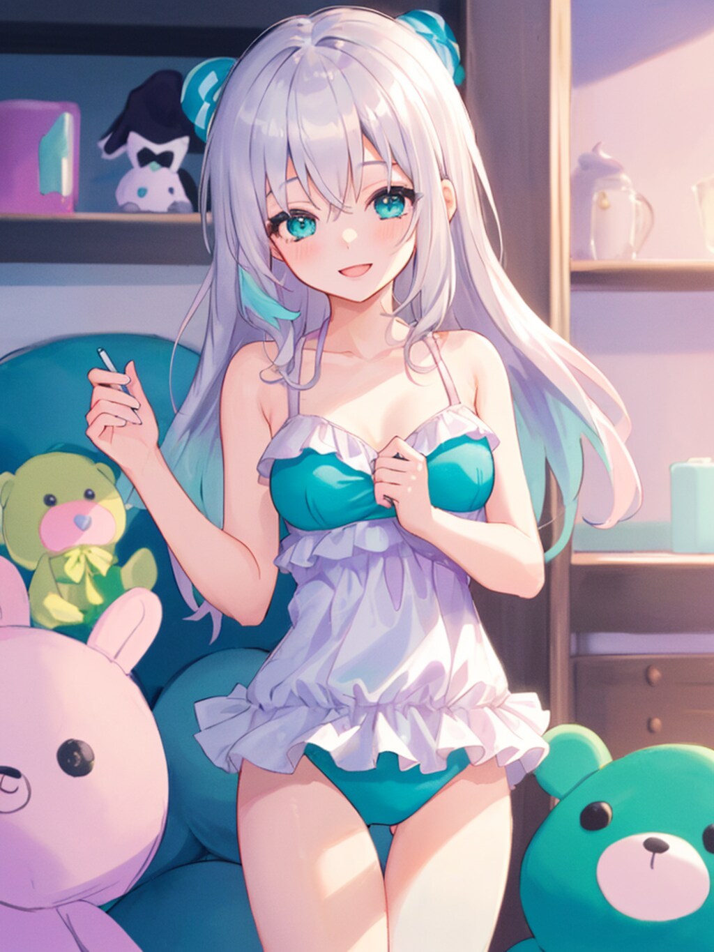 おはようございます。ぬいぐるみがたくさん。