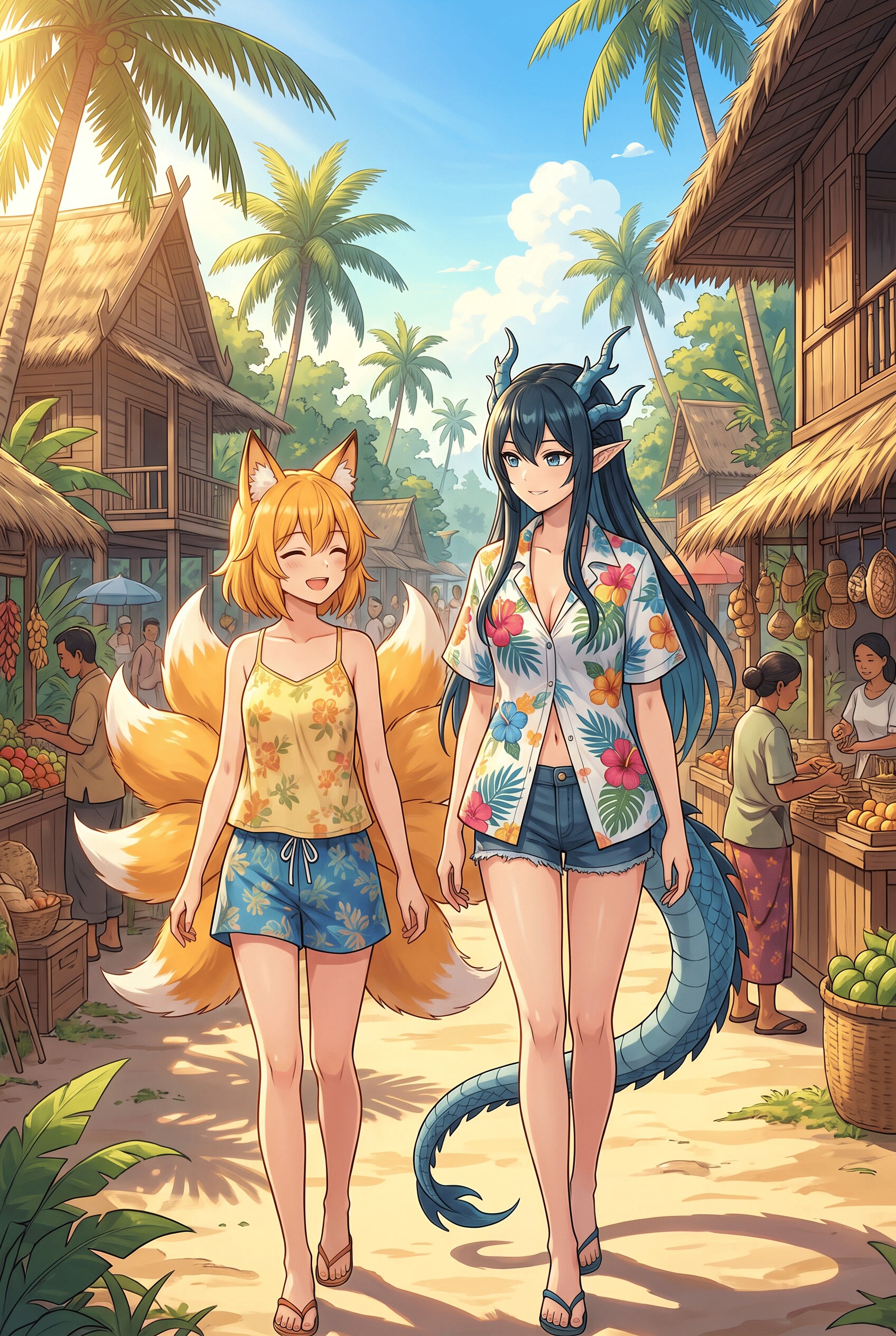 女子旅 | の人気AIイラスト・グラビア