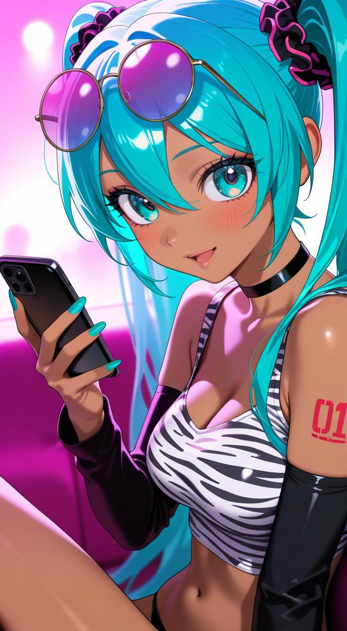 黒ギャルミクさん