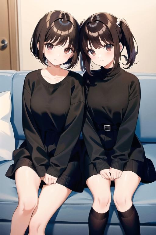 双子の姉妹