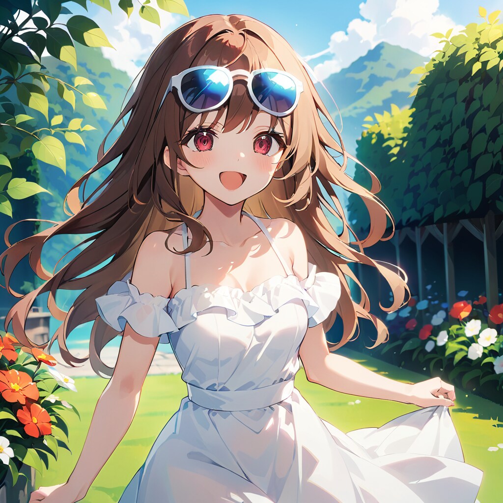 白いドレスの美女