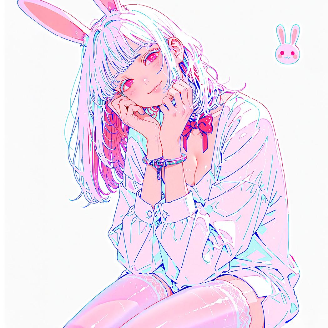 『あ〜あ捕まちゃった。うふっ🩷』 | の人気AIイラスト・グラビア