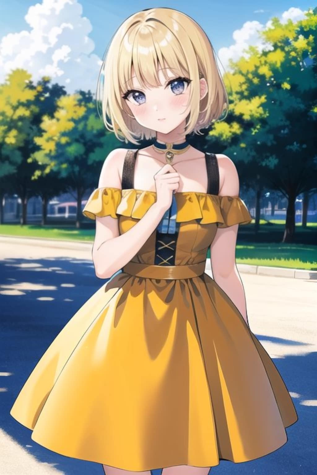 お嬢様らしくやっていて