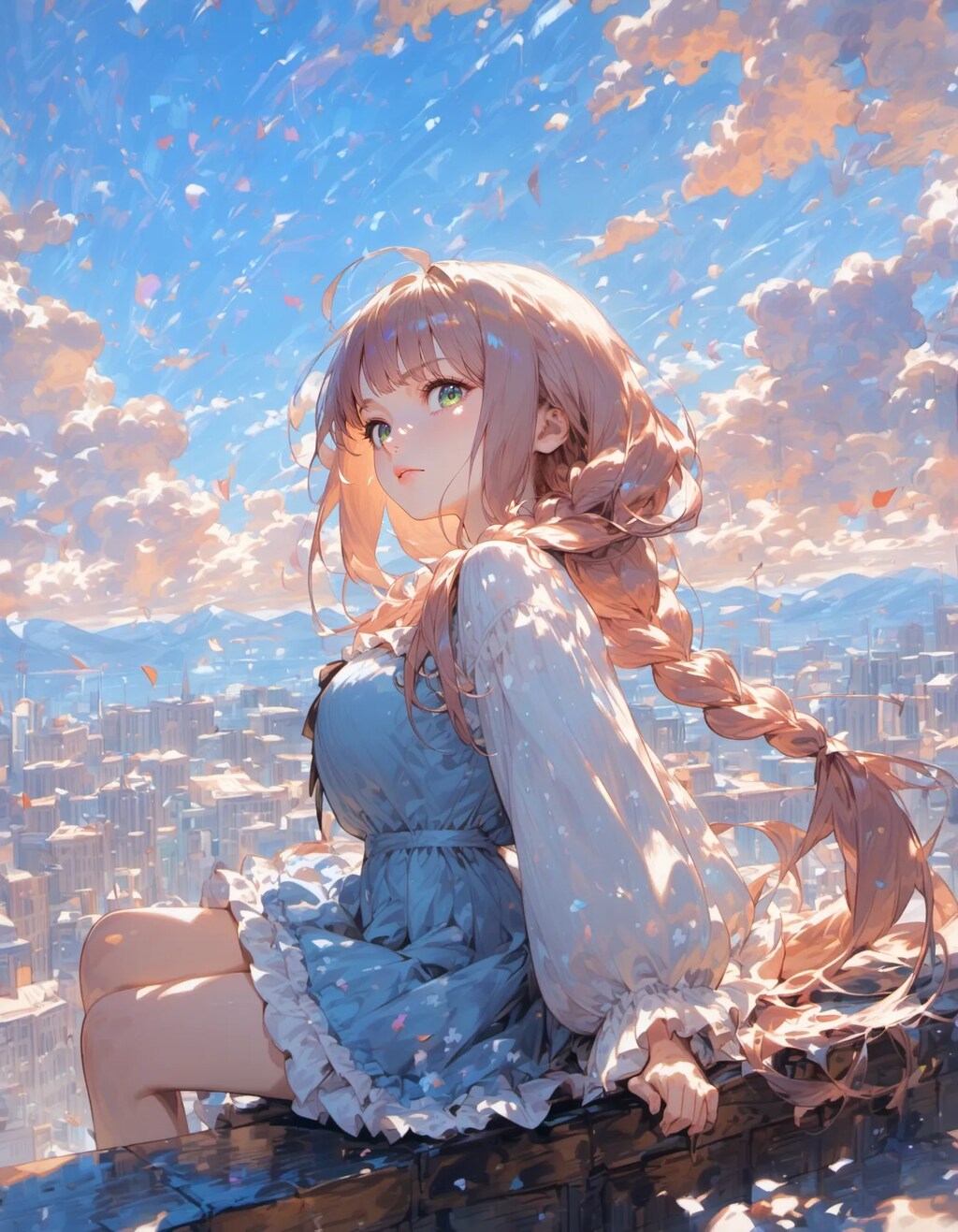 City View on a Cloud-Swept Day