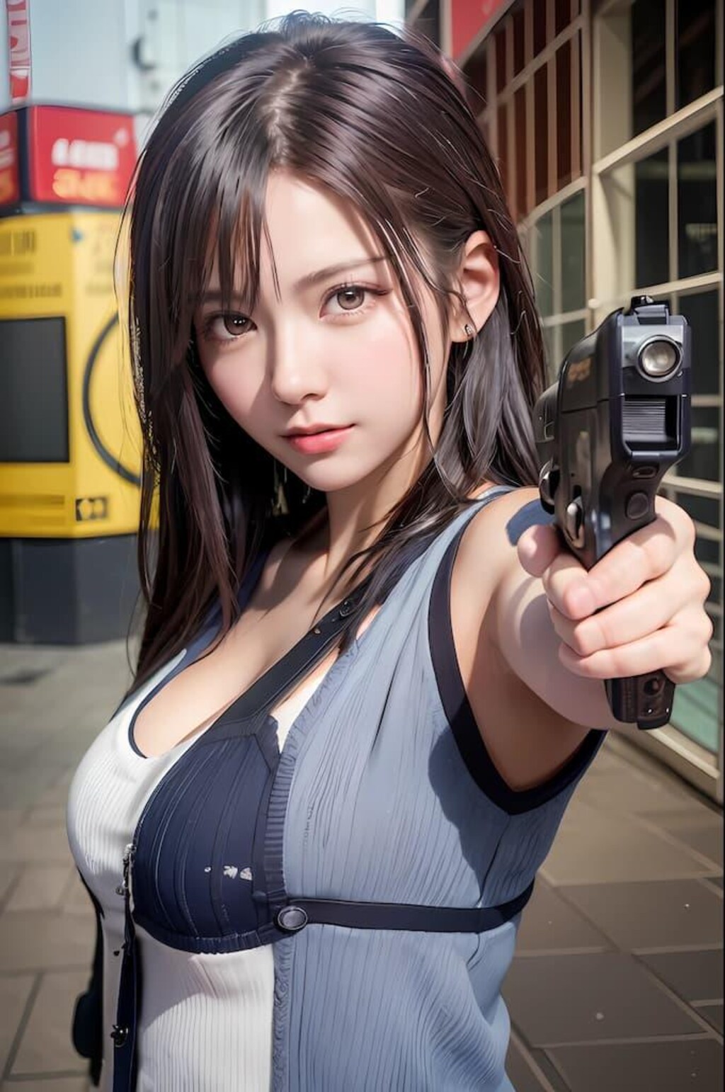 動かないで！