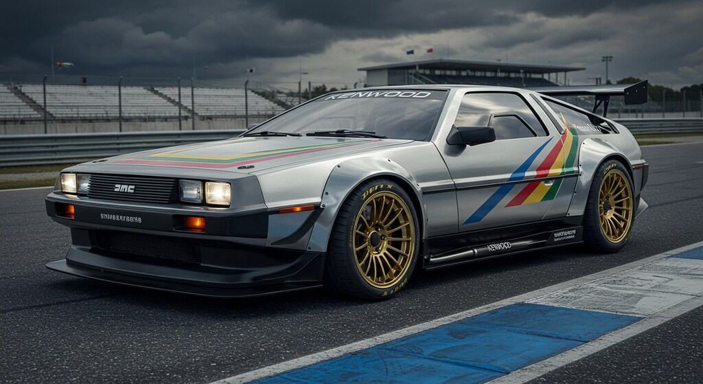 ケンウッドデロリアンレーシングカー