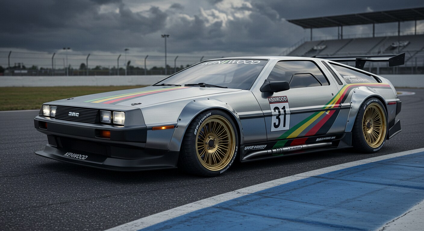 ケンウッドデロリアンレーシングカー | の人気AIイラスト・グラビア