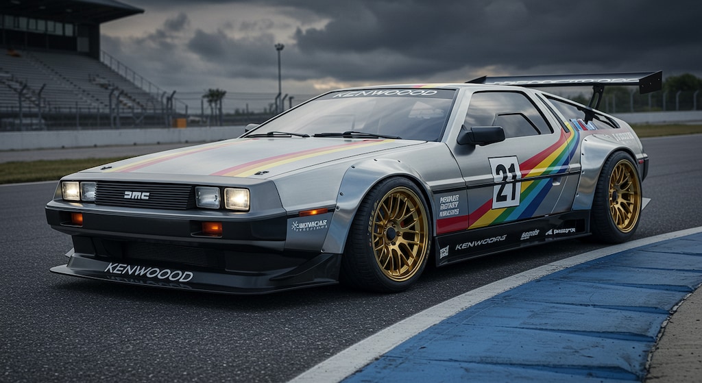 ケンウッドデロリアンレーシングカー