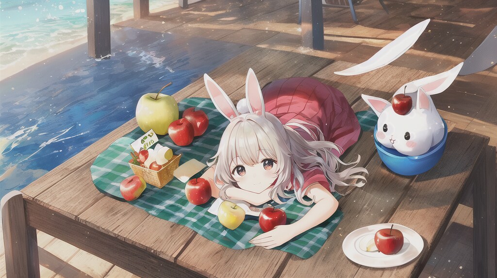 うさみみー 水没してるけど
