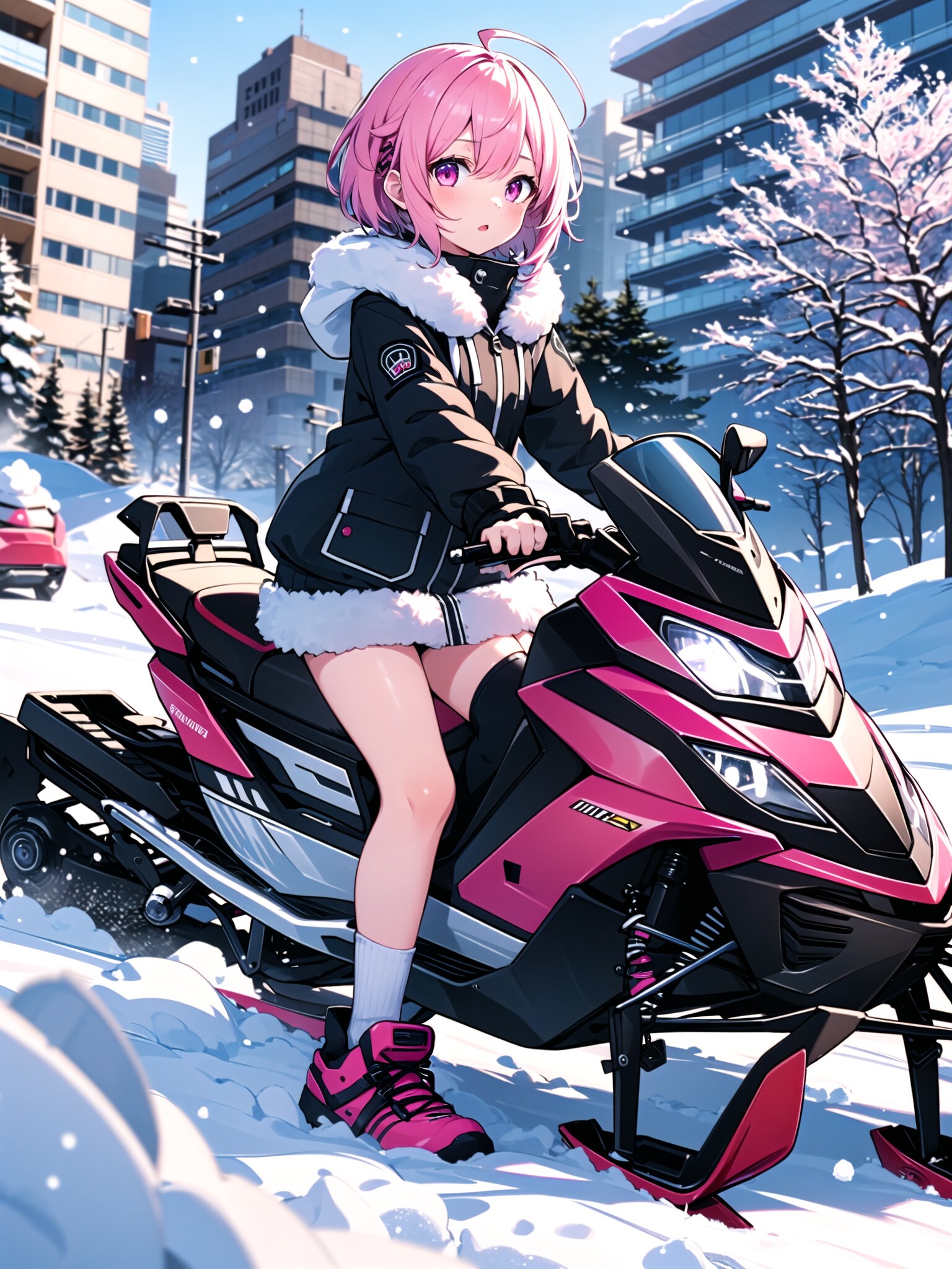 スノーモービル！✨