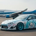 初音ミク痛車86のドリ車とボーイング747 4枚目