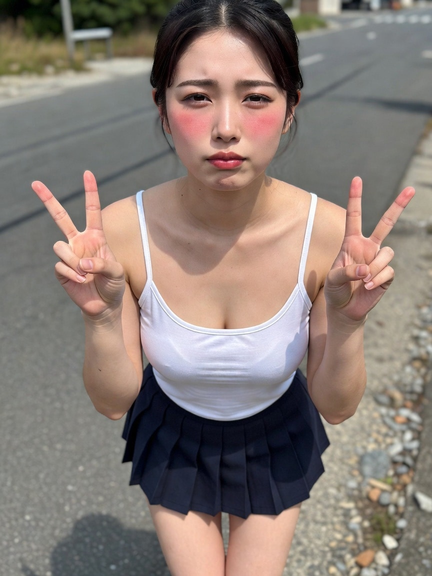 ダブルピース♡