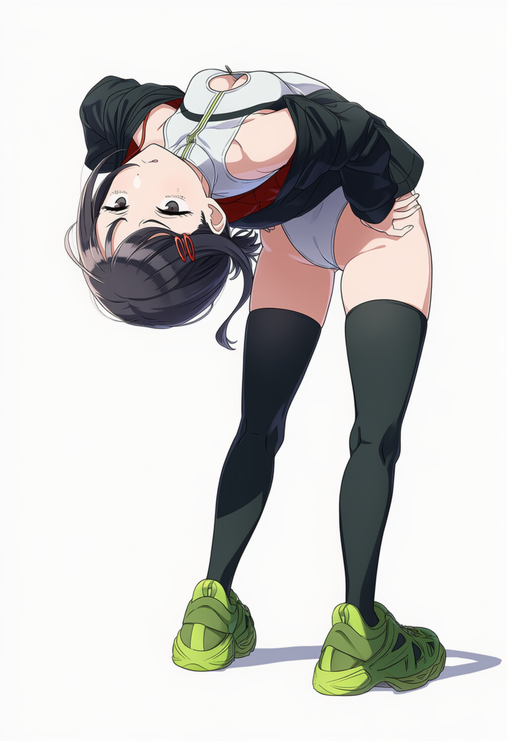 レオタード　後ろ反り30