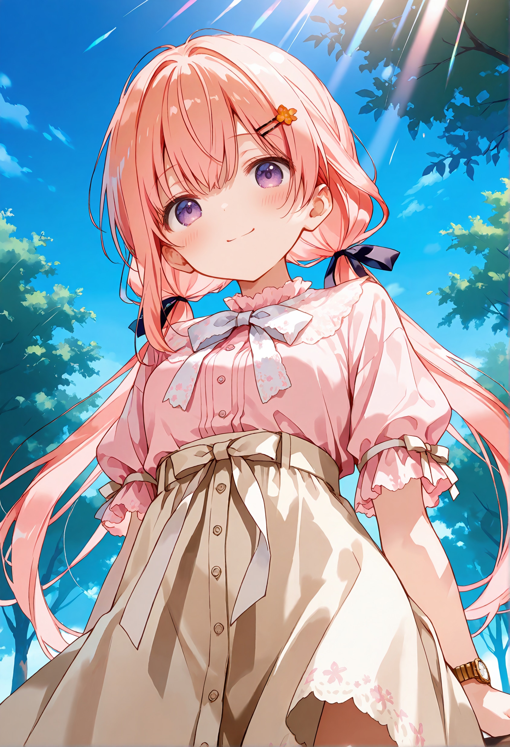 煌めく、微笑みの記憶 | の人気AIイラスト・グラビア