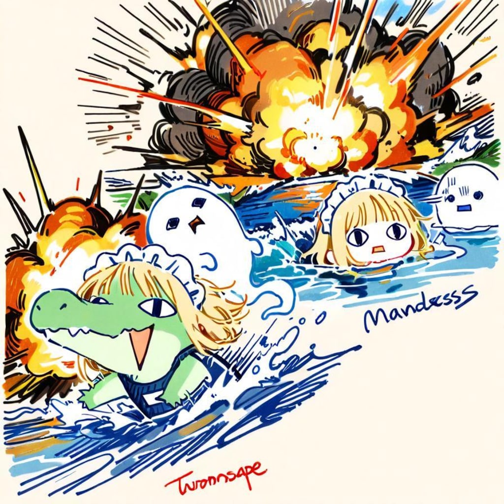 ⚠️川から離れて下さい！⚠️