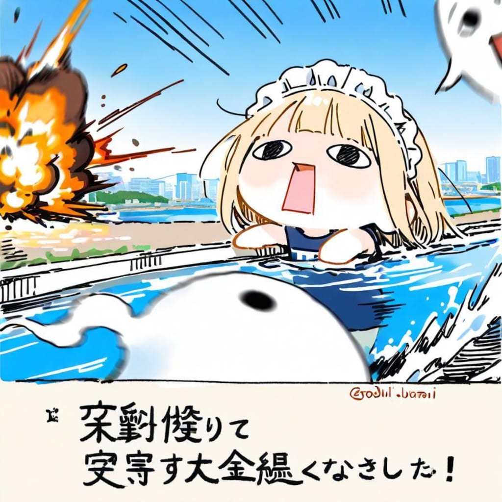 ⚠️川から離れて下さい！⚠️