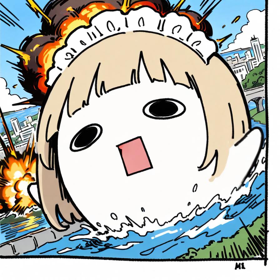 ⚠️川から離れて下さい！⚠️