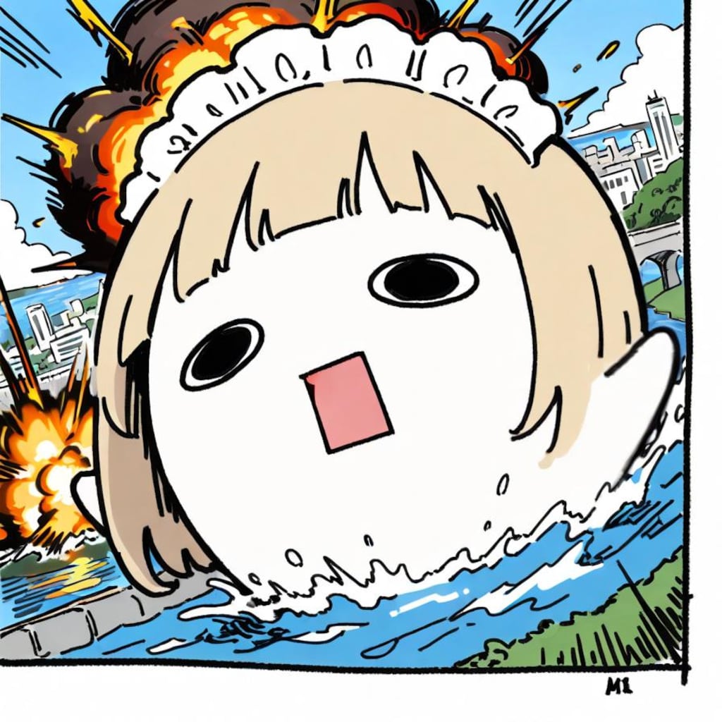 ⚠️川から離れて下さい！⚠️