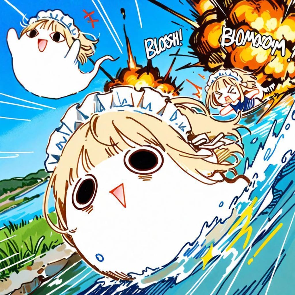 ⚠️川から離れて下さい！⚠️