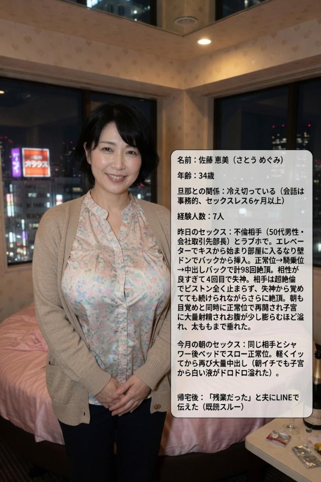 爆乳人妻　着替え