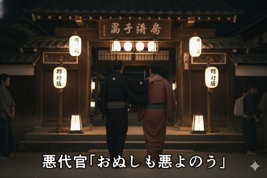 ねこなみ師匠の悪代官と越後屋