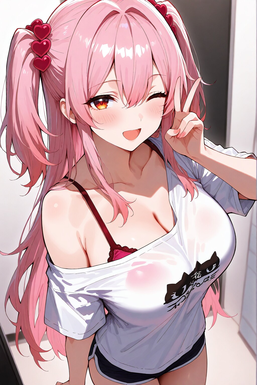 今起きました！