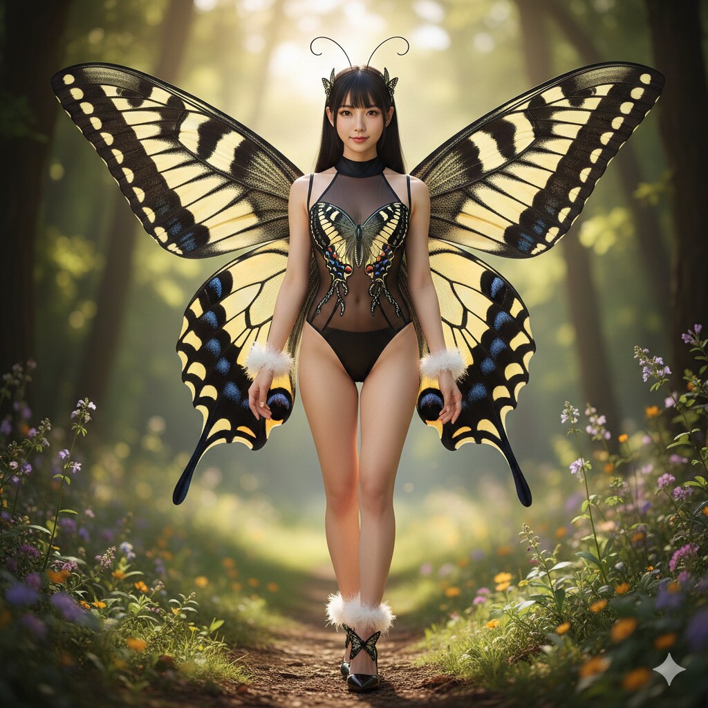 揚羽蝶 擬人化 1