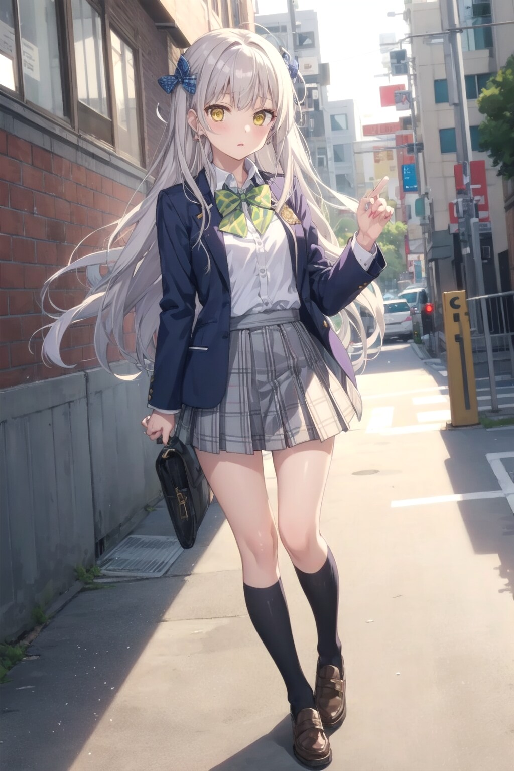 音ノ木坂制服の二人