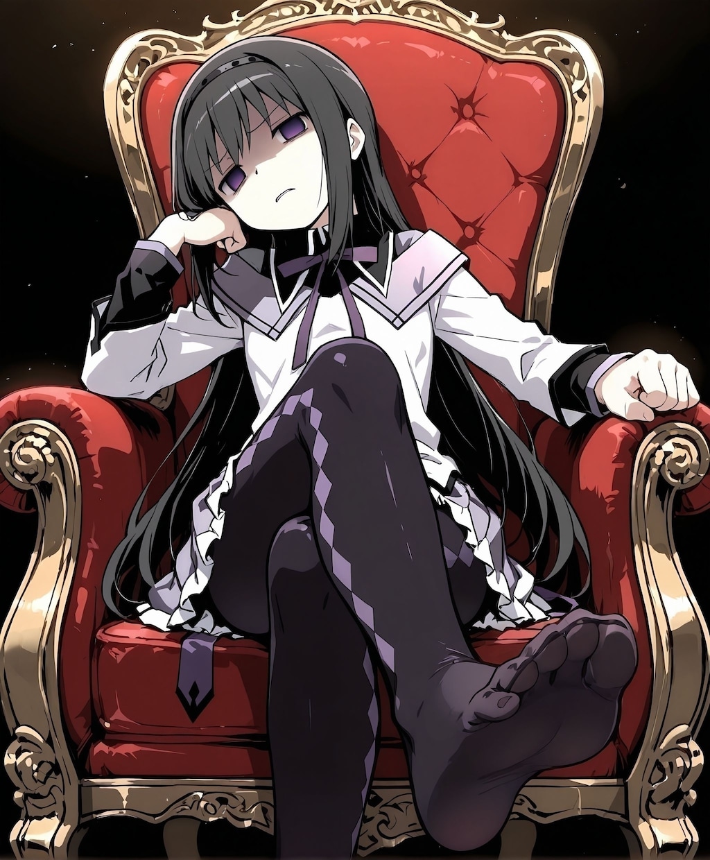 ゴミを見るような目で見てくるほむら