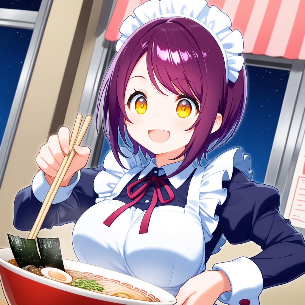 こんばんは（挨拶メイドの芽衣ちゃん）