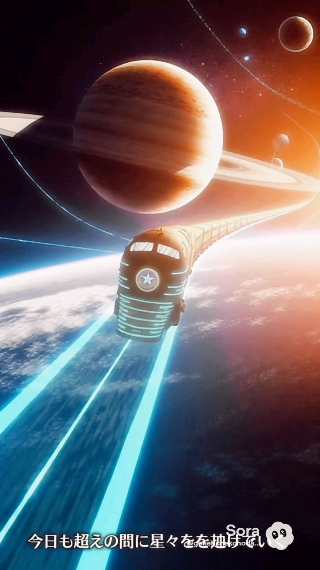 小説『惑星間鉄道にて』【ニャンノ世界】