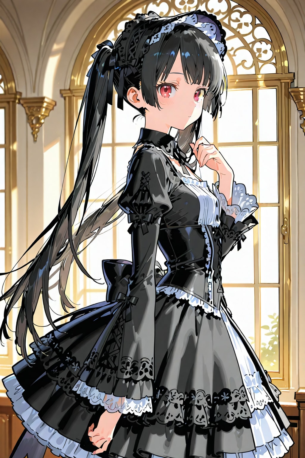 すれ違い、ふと目が合う_20260218 | の人気AIイラスト・グラビア