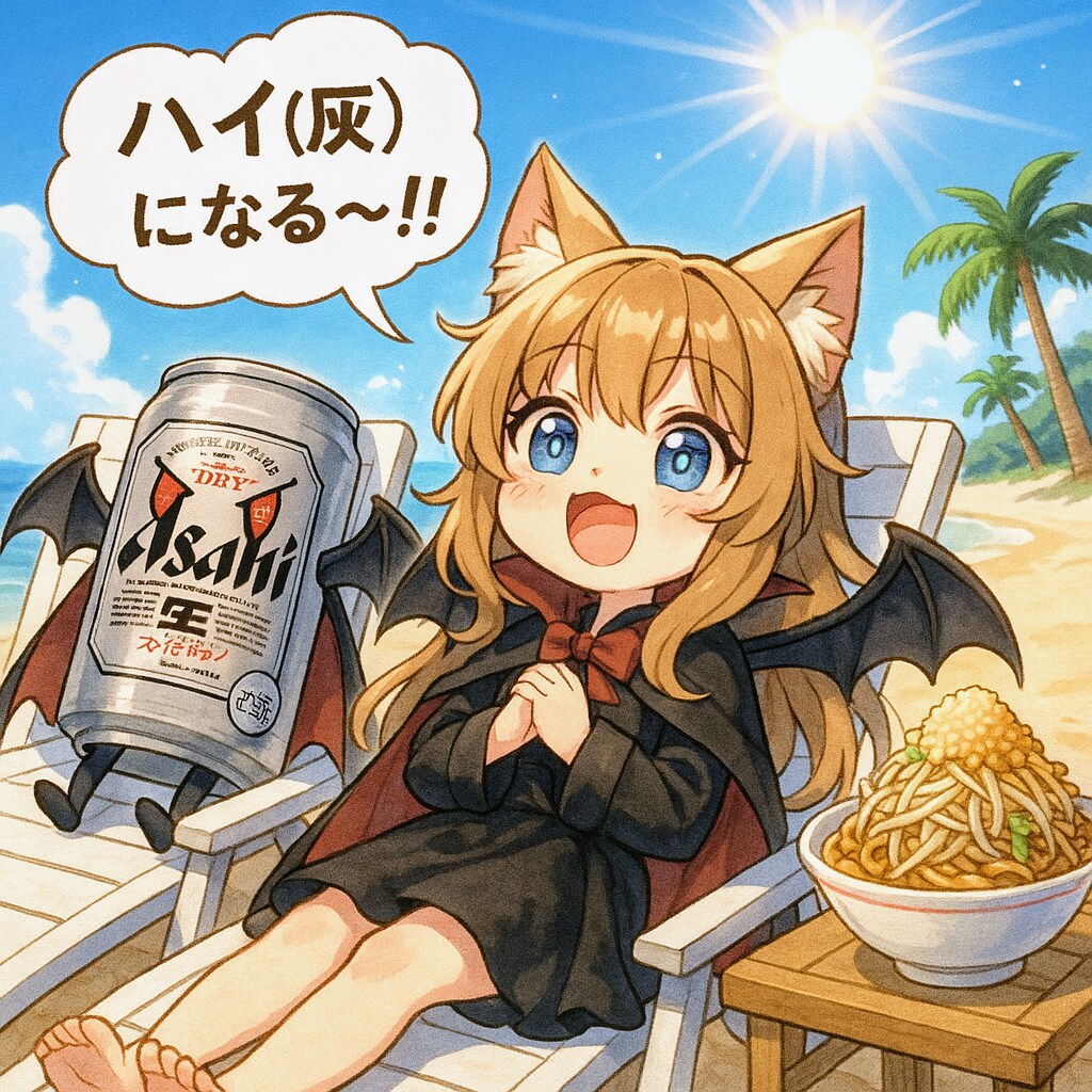 日光浴する吸血鬼の小さな女の子