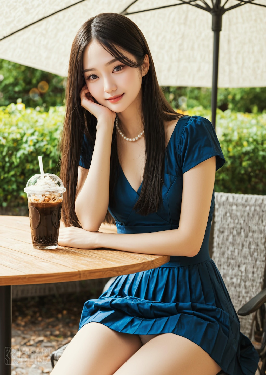 カフェ 青ワンピース AIARTREINA