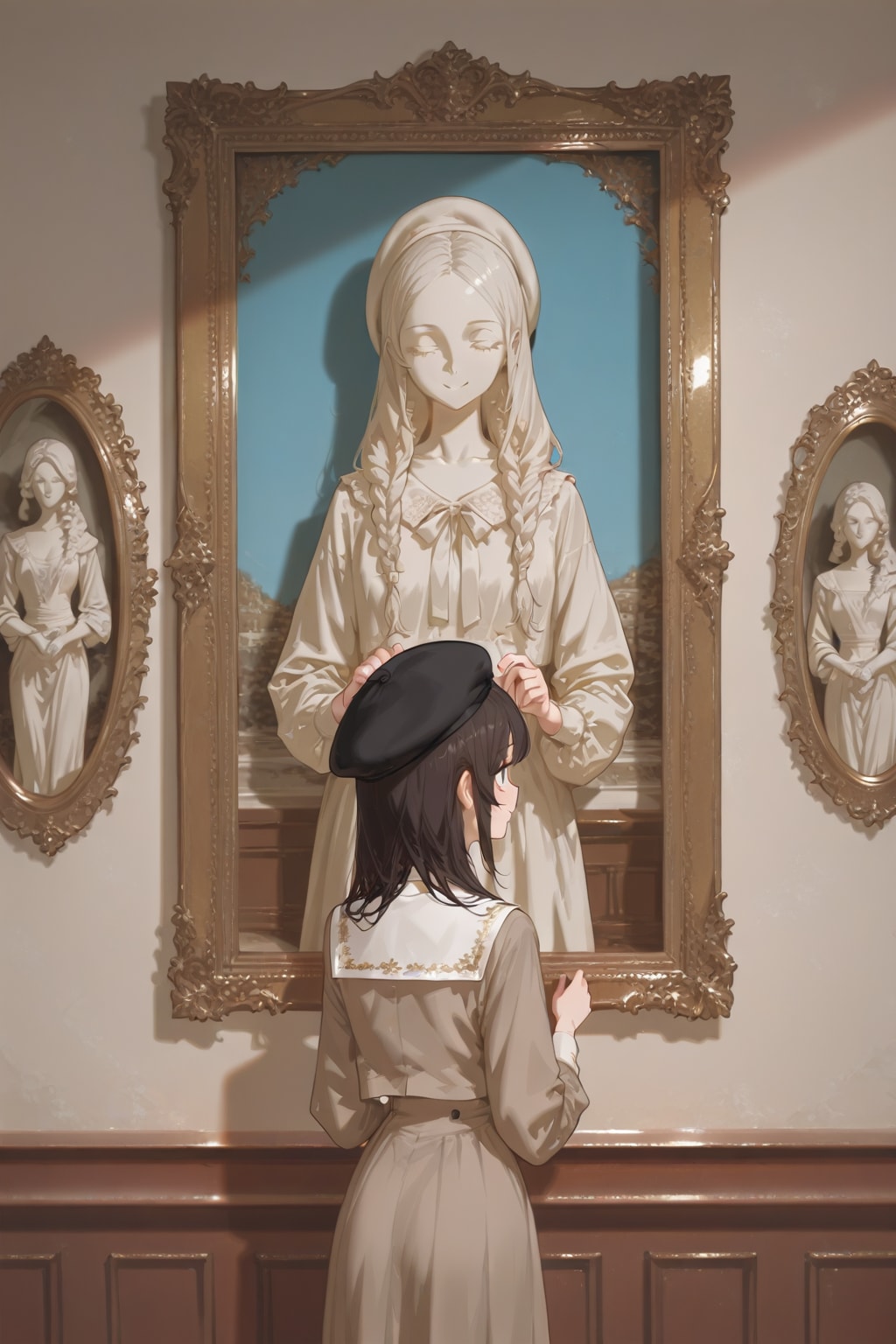 美術館巡りの少女