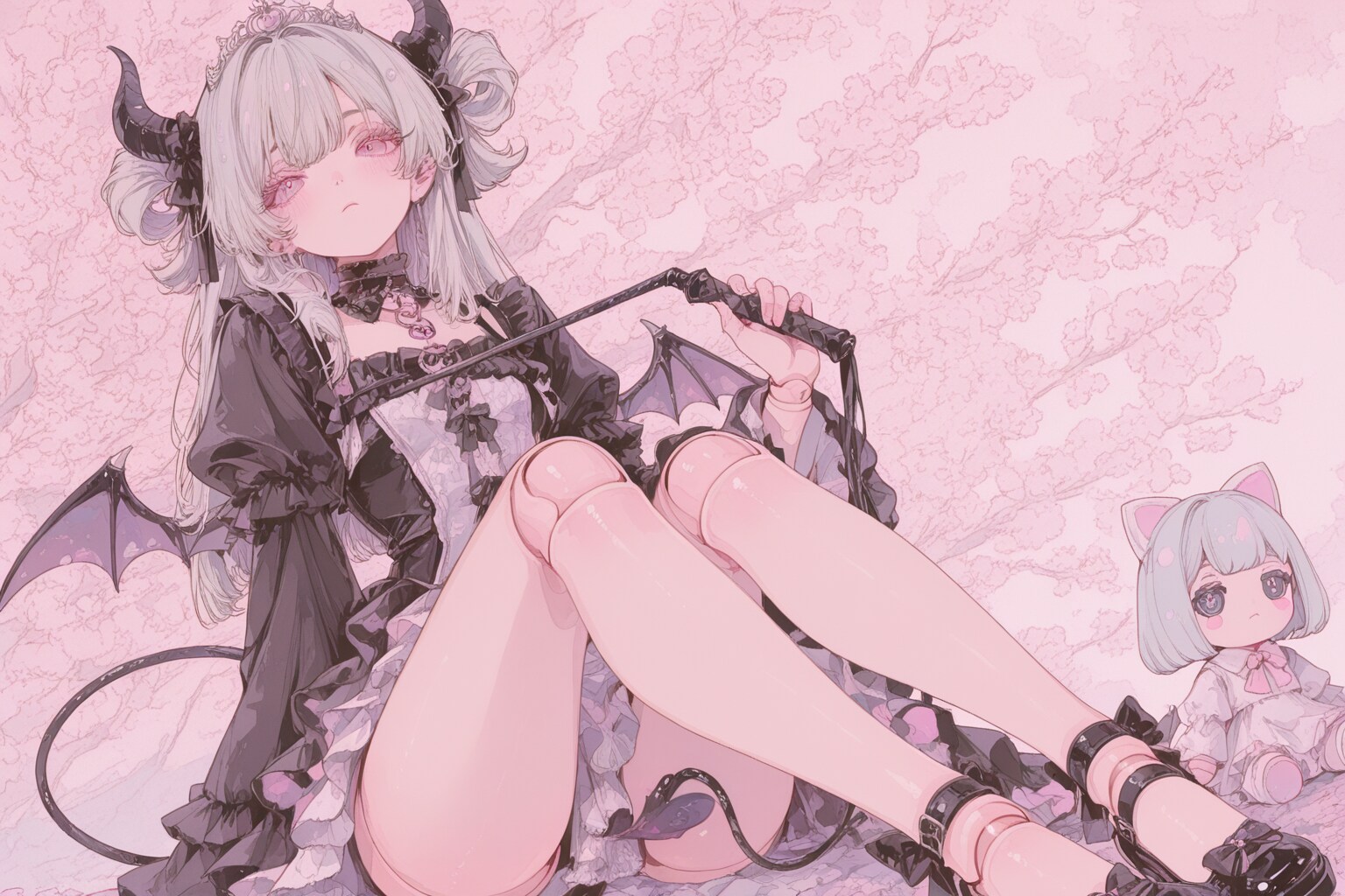 桜と悪魔
