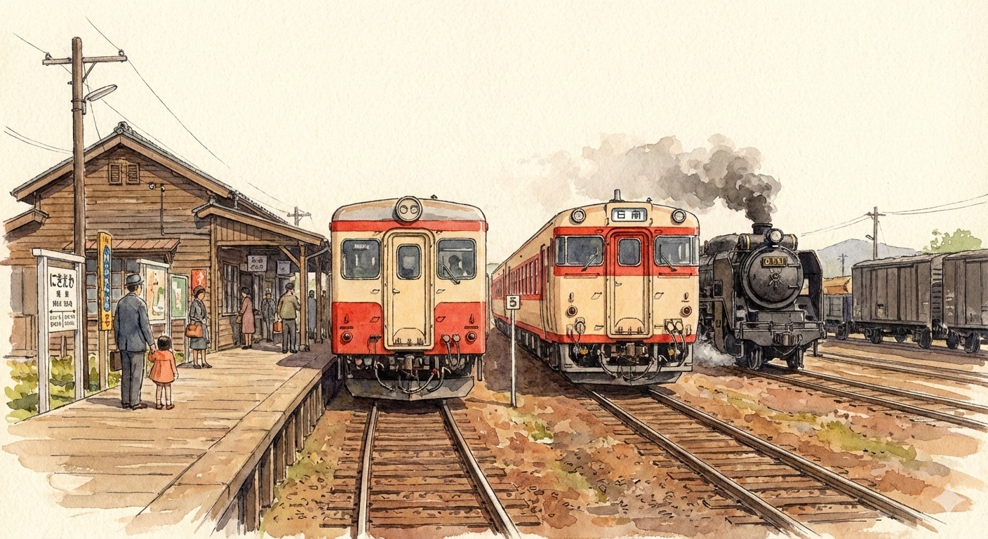 大いなる旅路　♪懐かしい人が、遥かな日々が、時の流れ越えて、ほら旅路さ〜 | の人気AIイラスト・グラビア