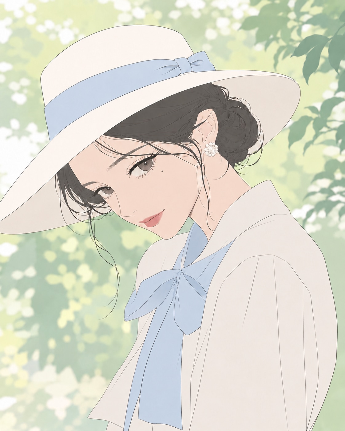 泣きぼくろのある女性 | の人気AIイラスト・グラビア