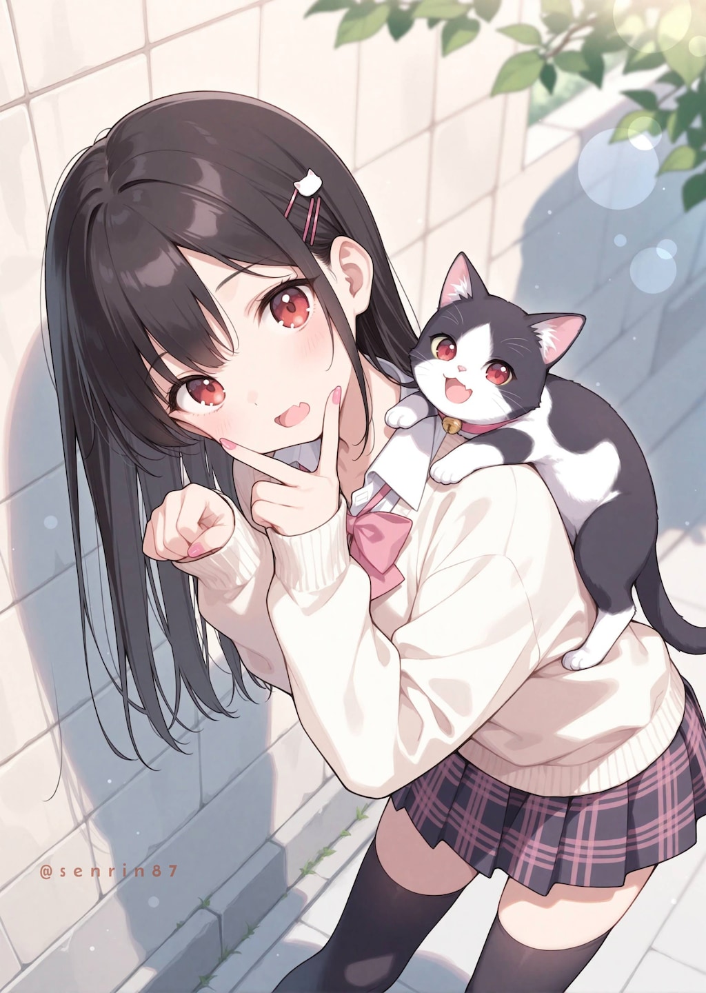 裏ピース🐾🐱