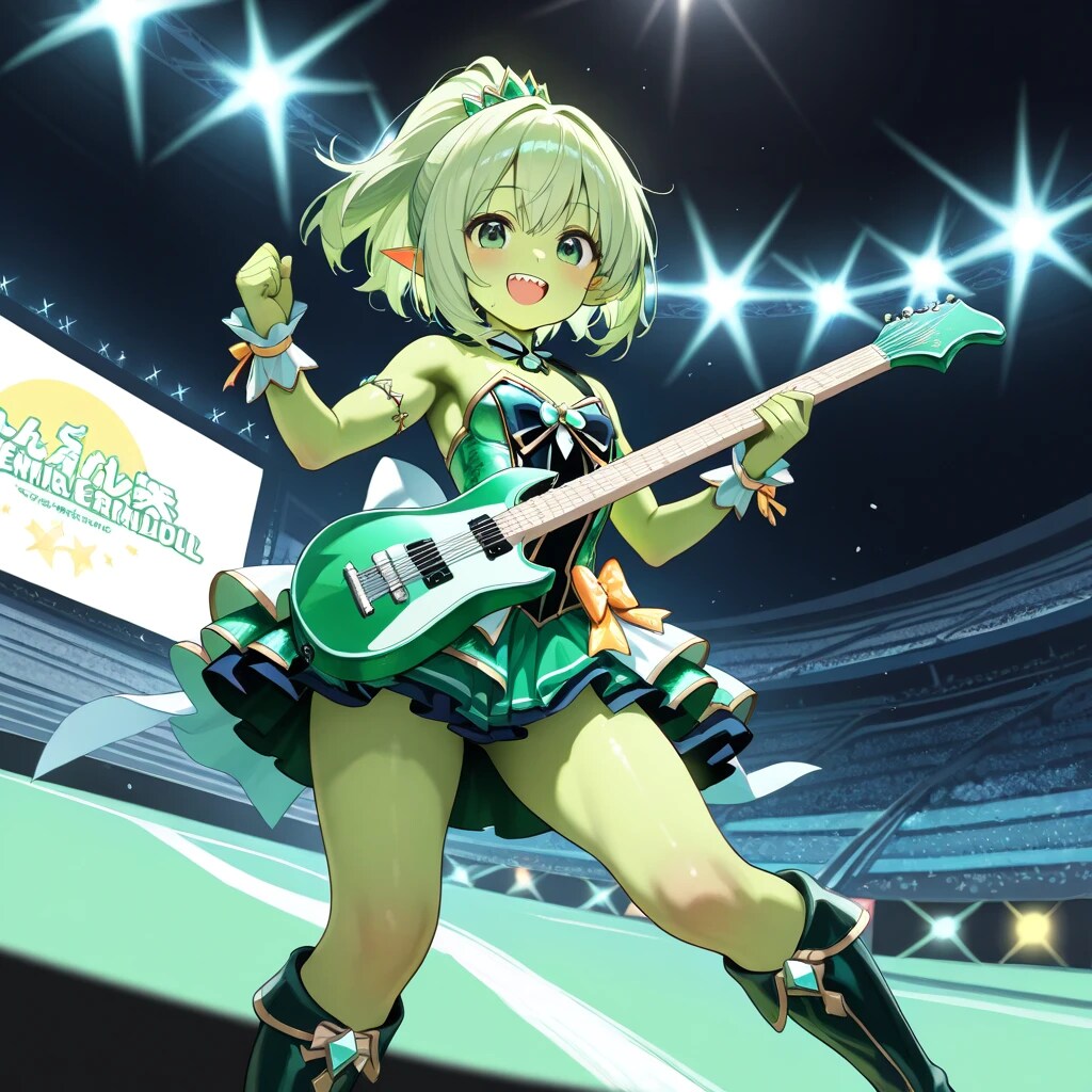 緑色担当アイドルゴブリンちゃん