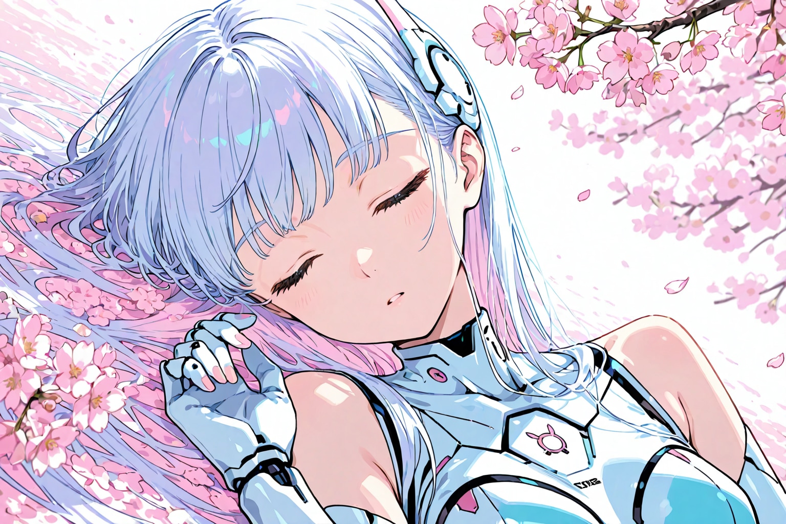 春眠　サイボーグ少女 | の人気AIイラスト・グラビア