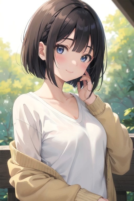 緑のそばで | の人気AIイラスト・グラビア