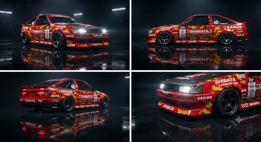 シバタイヤAE86