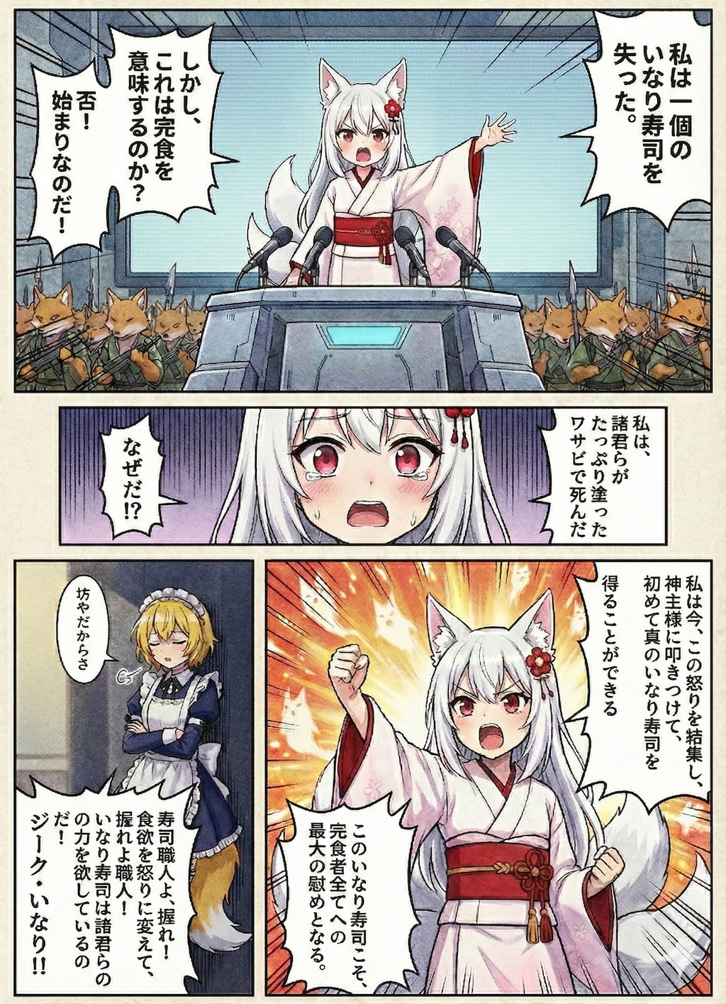 【いなりの日】サビ抜き・いなり演説（よその子・御神体様）