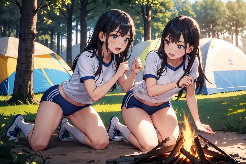 みんな〜　火ついたよ〜！　〜林間学校は体操服だったよね？〜